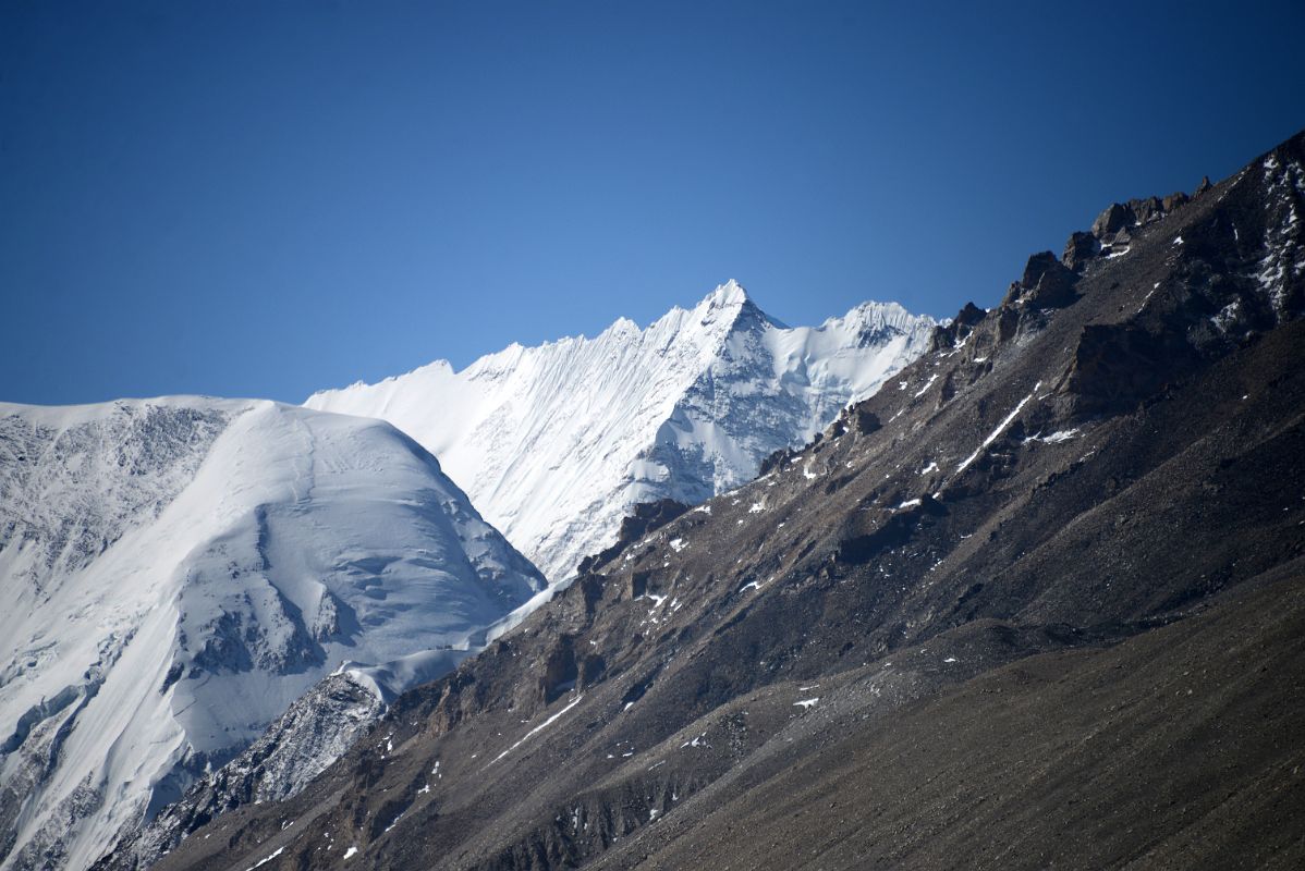 19 Mount Everest West Ridge And Nuptse Close Up From Rongbuk Monastery